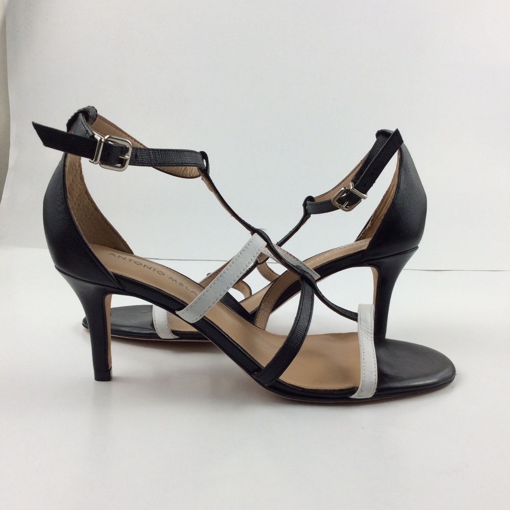 Antonio Melani Women's T-Strap Kitten Heel